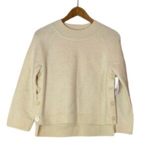 Equipment 'Blaise' Wool/Alpaca Blend Sweater in Cream - Size XS